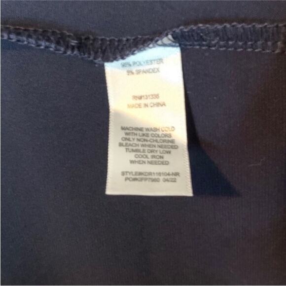 Socialite Navy One Shoulder Ruched Midi Dress Cocktail Party S - Picture 6 of 6